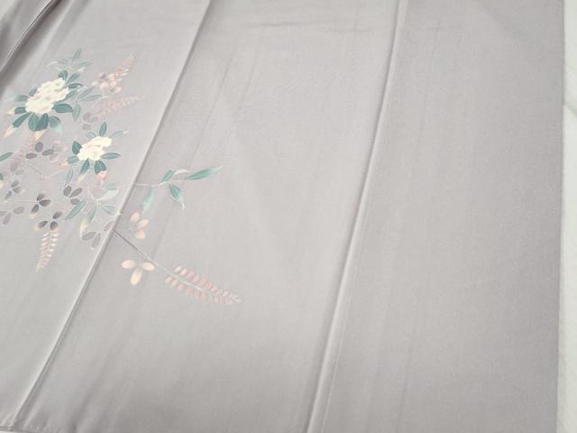 平和屋着物●訪問着　友禅　枝花文　暈し染め　正絹　逸品　CABC6974yc