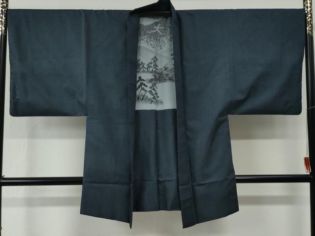 平和屋着物●男性　本場大島紬　アンサンブル　100亀甲　総詰め　正絹　逸品　CABC6977yc