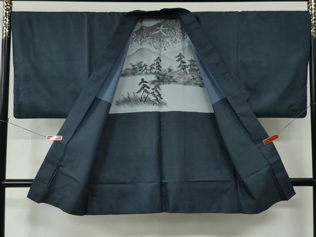 平和屋着物●男性　本場大島紬　アンサンブル　100亀甲　総詰め　正絹　逸品　CABC6977yc