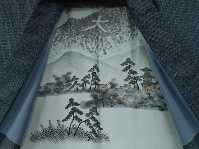 平和屋着物●男性　本場大島紬　アンサンブル　100亀甲　総詰め　正絹　逸品　CABC6977yc