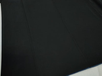平和屋着物●男性　黒紋付　正絹　逸品　CABC6982yc