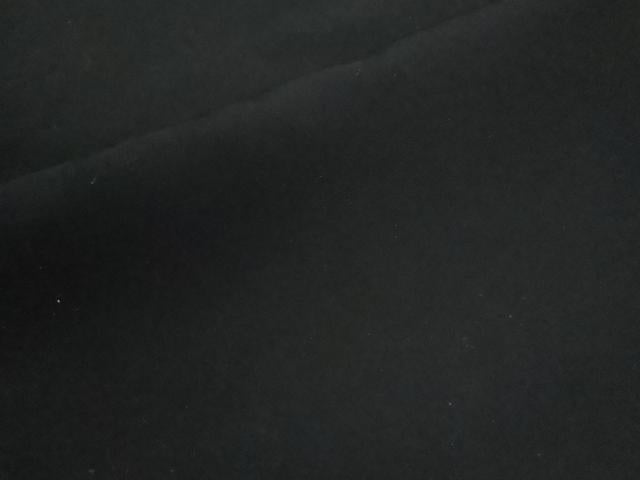 平和屋着物●男性　黒紋付　正絹　逸品　CABC6982yc