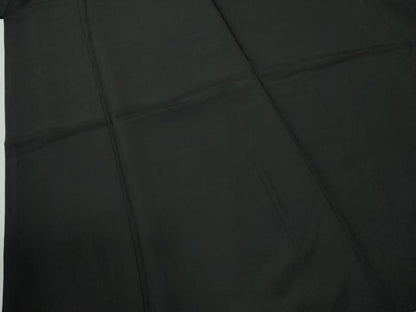 平和屋着物●男性　黒紋付　正絹　逸品　CABC6983yc