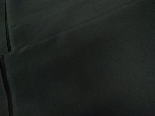 平和屋着物●男性　黒紋付　正絹　逸品　CABC6984yc
