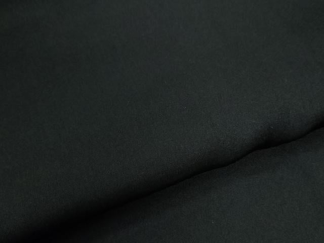 平和屋着物●男性　黒紋付　正絹　逸品　CABC6985yc