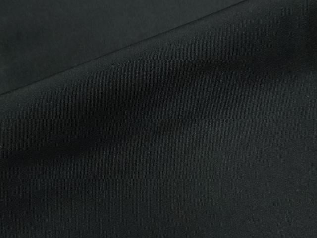 平和屋着物●男性　黒紋付　正絹　逸品　CABC6985yc