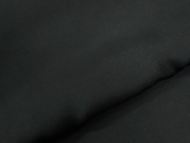 平和屋着物●男性　黒紋付　正絹　逸品　CABC6987yc