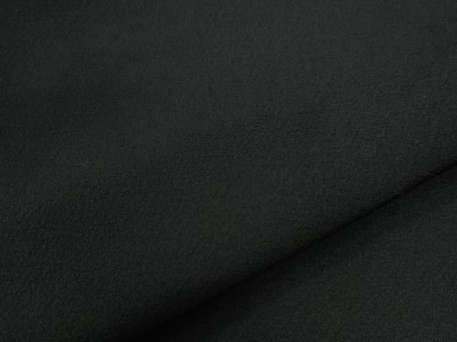 平和屋着物●男性　黒紋付　正絹　逸品　CABC6989yc