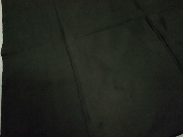 平和屋着物●男性　黒紋付　正絹　逸品　CABC6991yc