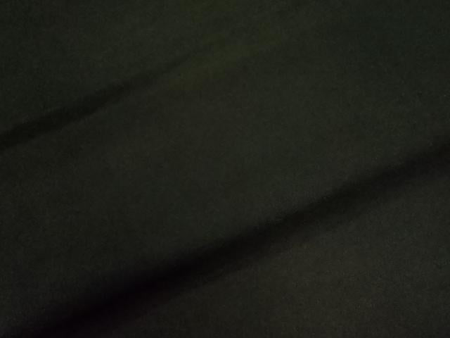 平和屋着物●男性　黒紋付　正絹　逸品　CABC6991yc