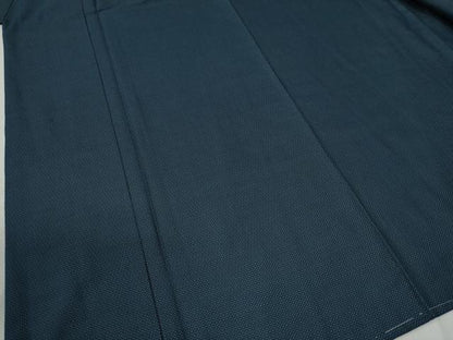 平和屋着物●男性　紬　アンサンブル　80亀甲　総詰め　正絹　逸品　未使用　CABC6995yc