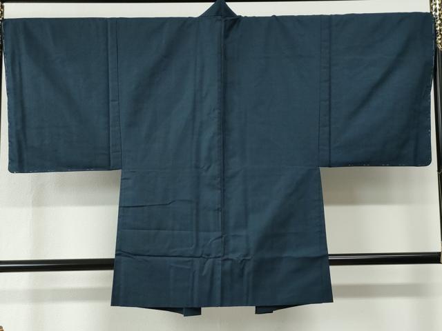 平和屋着物●男性　紬　アンサンブル　80亀甲　総詰め　正絹　逸品　未使用　CABC6995yc