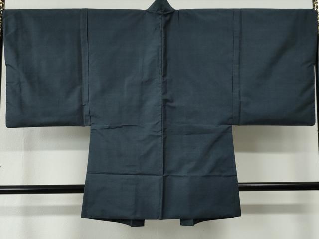 平和屋着物●男性　本場大島紬　アンサンブル　100亀甲　総詰め　羽裏：虎　正絹　逸品　CABC6998yc