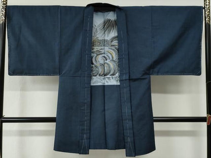 平和屋着物●男性　本場大島紬　アンサンブル　100亀甲　総詰め　正絹　逸品　未使用　CABC6999yc