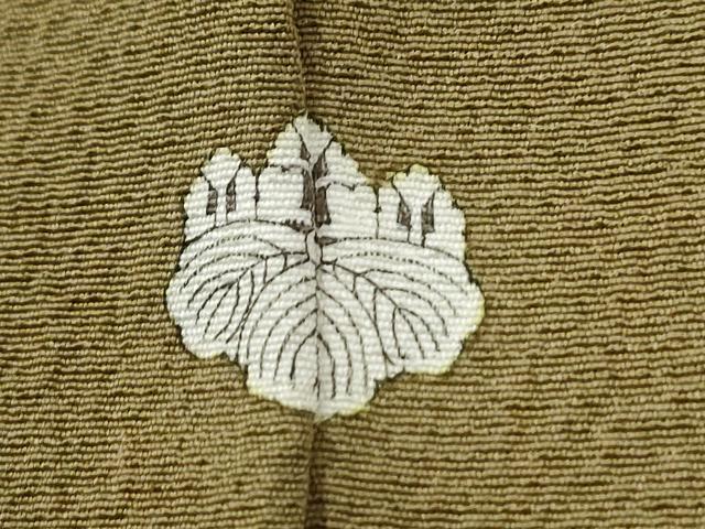 平和屋着物●上質な色無地　路考茶色　ロング丈　正絹　逸品　未使用　CABC7001yc