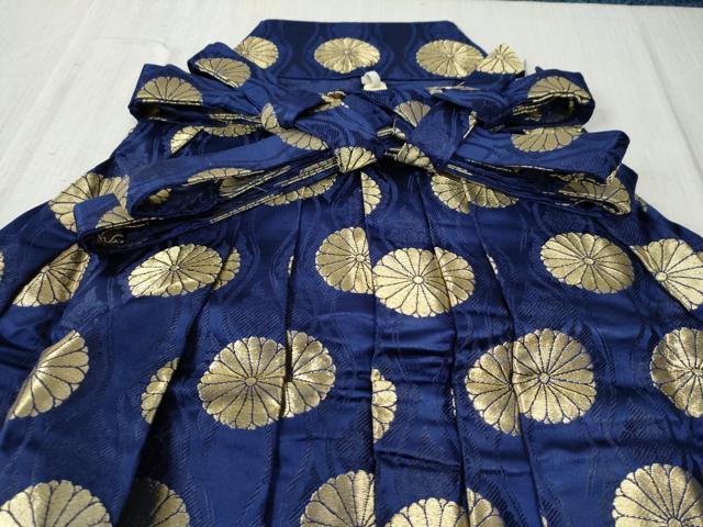 平和屋着物●男性　馬乗り袴　舞台衣装　菊　金糸　CABC7007yc