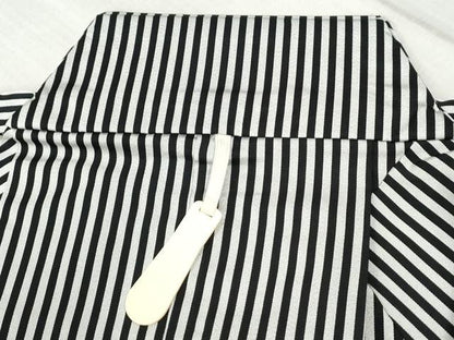 平和屋着物●男性　馬乗り袴　縞　正絹　逸品　CABC7008yc
