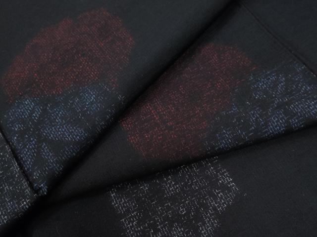 平和屋着物●結城紬　亀甲花文　正絹　逸品　未使用　CABC7029yc
