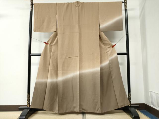平和屋着物●訪問着　霞文　暈し染め　正絹　逸品　CABC7038yc