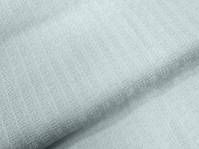 平和屋着物●上質な色無地　吉祥地紋　白花色　正絹　逸品　CABC7039yc