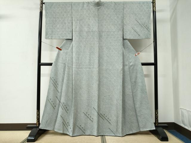 平和屋着物●訪問着　総絞り　刺繍　吉祥文　金糸　正絹　逸品　CABC7050yc