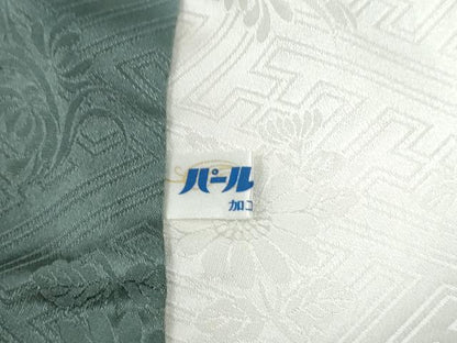 平和屋着物●訪問着　総絞り　刺繍　吉祥文　金糸　正絹　逸品　CABC7050yc