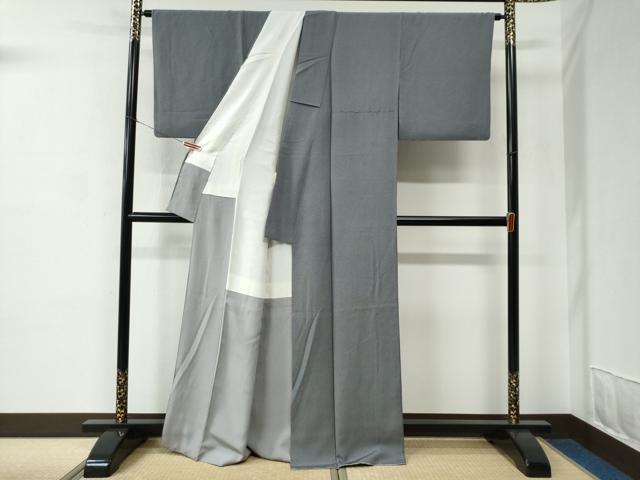 平和屋着物●江戸小紋　角通し　正絹　逸品　CABC7051yc