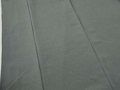 平和屋着物●江戸小紋　万筋　黒色×灰色　正絹　逸品　CABC7052yc