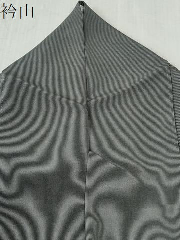平和屋着物●江戸小紋　万筋　黒色×灰色　正絹　逸品　CABC7052yc