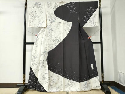 平和屋着物●伝統工芸士　葉山政孝　訪問着　辻が花　正絹　逸品　CABC7063yc
