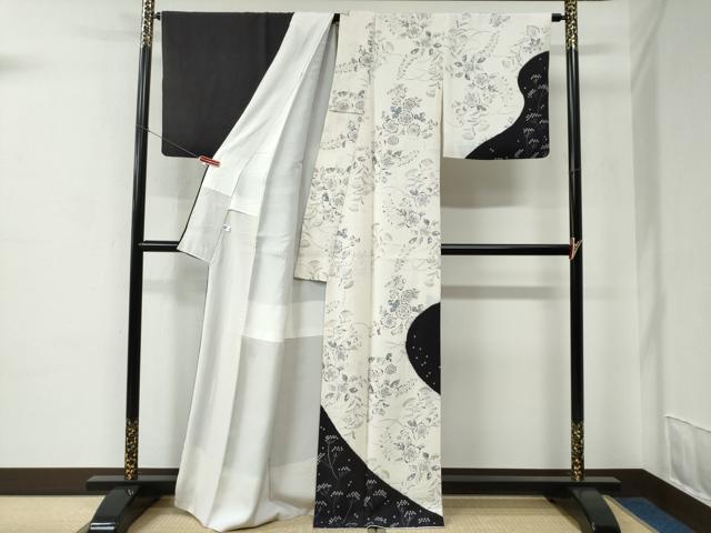 平和屋着物●伝統工芸士　葉山政孝　訪問着　辻が花　正絹　逸品　CABC7063yc