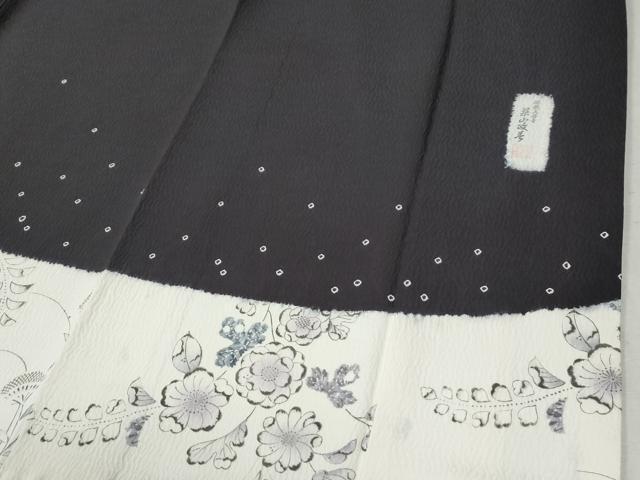 平和屋着物●伝統工芸士　葉山政孝　訪問着　辻が花　正絹　逸品　CABC7063yc