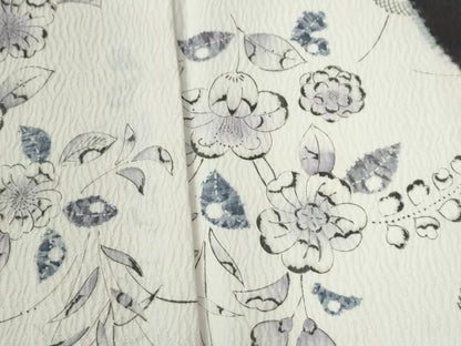 平和屋着物●伝統工芸士　葉山政孝　訪問着　辻が花　正絹　逸品　CABC7063yc