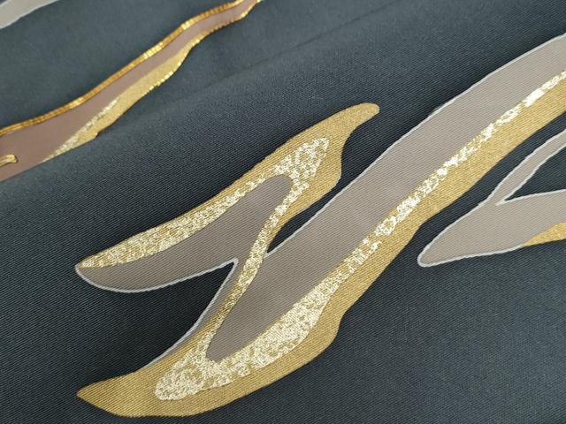 平和屋着物●訪問着　駒刺繍　霞文　金彩　正絹　逸品　CABC7068yc