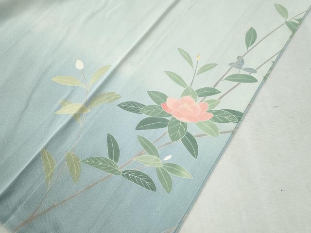 平和屋着物●訪問着　友禅　作家物　枝花文　暈し染め　正絹　逸品　CABC7076yc