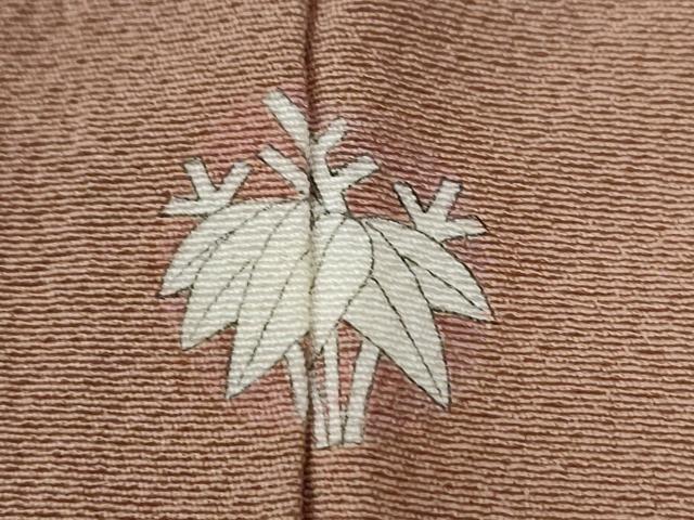 平和屋着物●本草木染作家　瑞寶　色無地　ときがら茶色　正絹　逸品　CABC7078yc