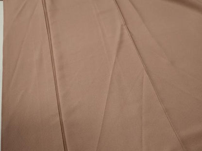 平和屋着物●本草木染作家　瑞寶　色無地　ときがら茶色　正絹　逸品　CABC7078yc