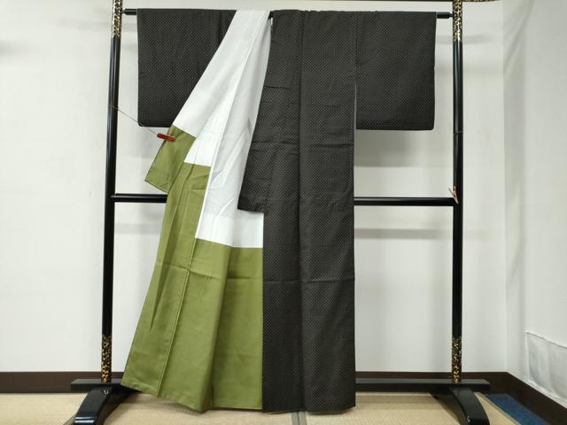 平和屋着物●本場大島紬　絣文様　正絹　逸品　CABC7081yc