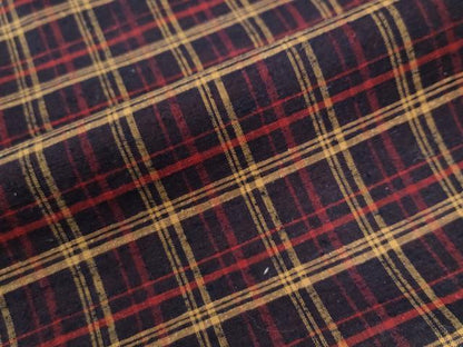 平和屋着物●上質な紬　格子柄　正絹　逸品　CABC7086yc