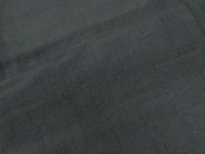 平和屋着物●結城紬　色無地　丼鼠色　正絹　逸品　CABC7089yc