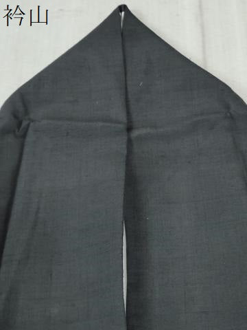 平和屋着物●結城紬　色無地　丼鼠色　正絹　逸品　CABC7089yc