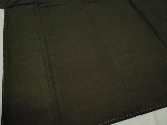 平和屋着物●男性　紬　髭紬羽織セット　色無地　赤墨色　正絹　逸品　未使用　CABC7097yc