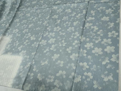 平和屋着物●中国三大刺繍　スワトウ刺繍　総刺繍　訪問着　市松舞桜文　暈し染め　金糸　さが美扱い　正絹　逸品　CABC7098yc