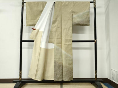 平和屋着物●訪問着　本場染大島紬　作家物　吉祥文　正絹　逸品　CABC7103yc