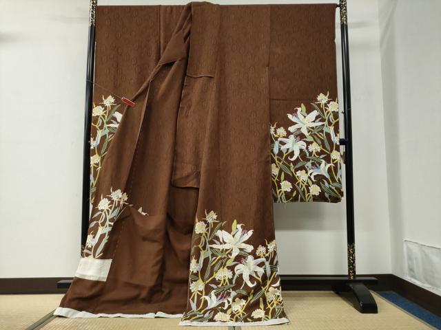 平和屋着物●豪華振袖　百合　仮絵羽　逸品　未使用　CABC7113yc