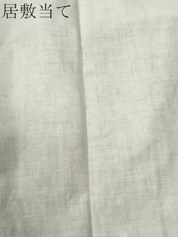 平和屋着物●久留米絣　単衣　蜀江花唐草文　綿　逸品　CABC7118yc