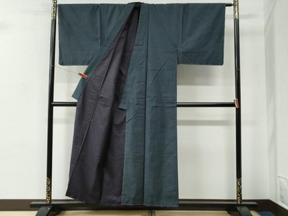 平和屋着物●男性　本場大島紬　アンサンブル　100亀甲　総詰め　正絹　逸品　未使用　CABC7121yc