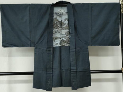 平和屋着物●男性　本場大島紬　アンサンブル　100亀甲　総詰め　正絹　逸品　未使用　CABC7121yc