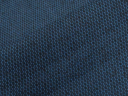 平和屋着物●男性　紬　アンサンブル　120亀甲　総詰め　証紙付き　正絹　逸品　CABC7123yc
