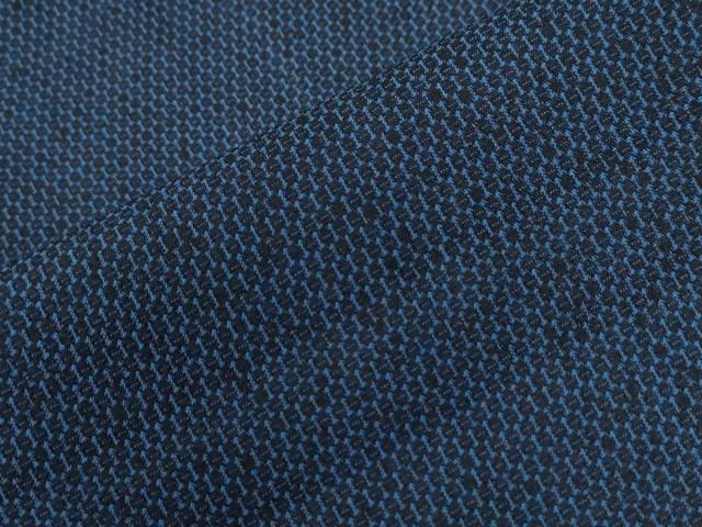 平和屋着物●男性　紬　アンサンブル　120亀甲　総詰め　証紙付き　正絹　逸品　CABC7123yc